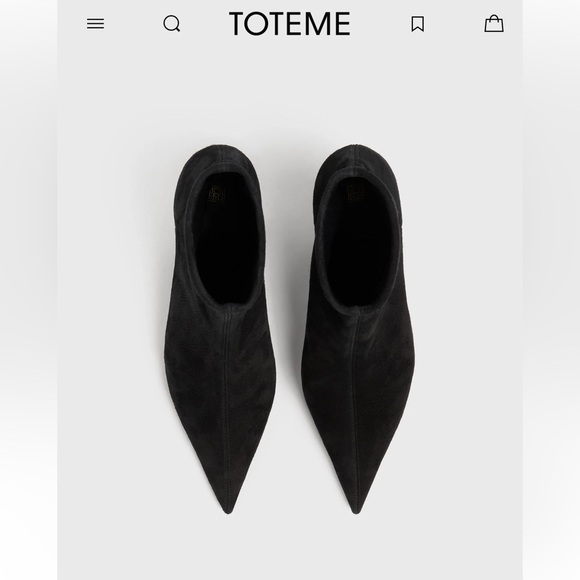 TOTEME
Suede heeled sock boots black SIZE 38
990 USD NEW - Picture 5 of 16